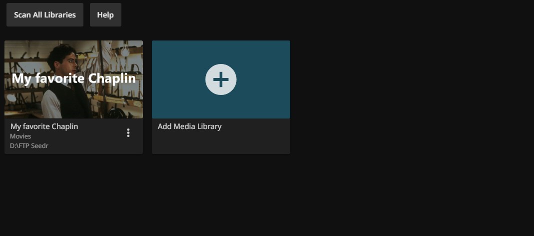A folder from Seedr in Jellyfin